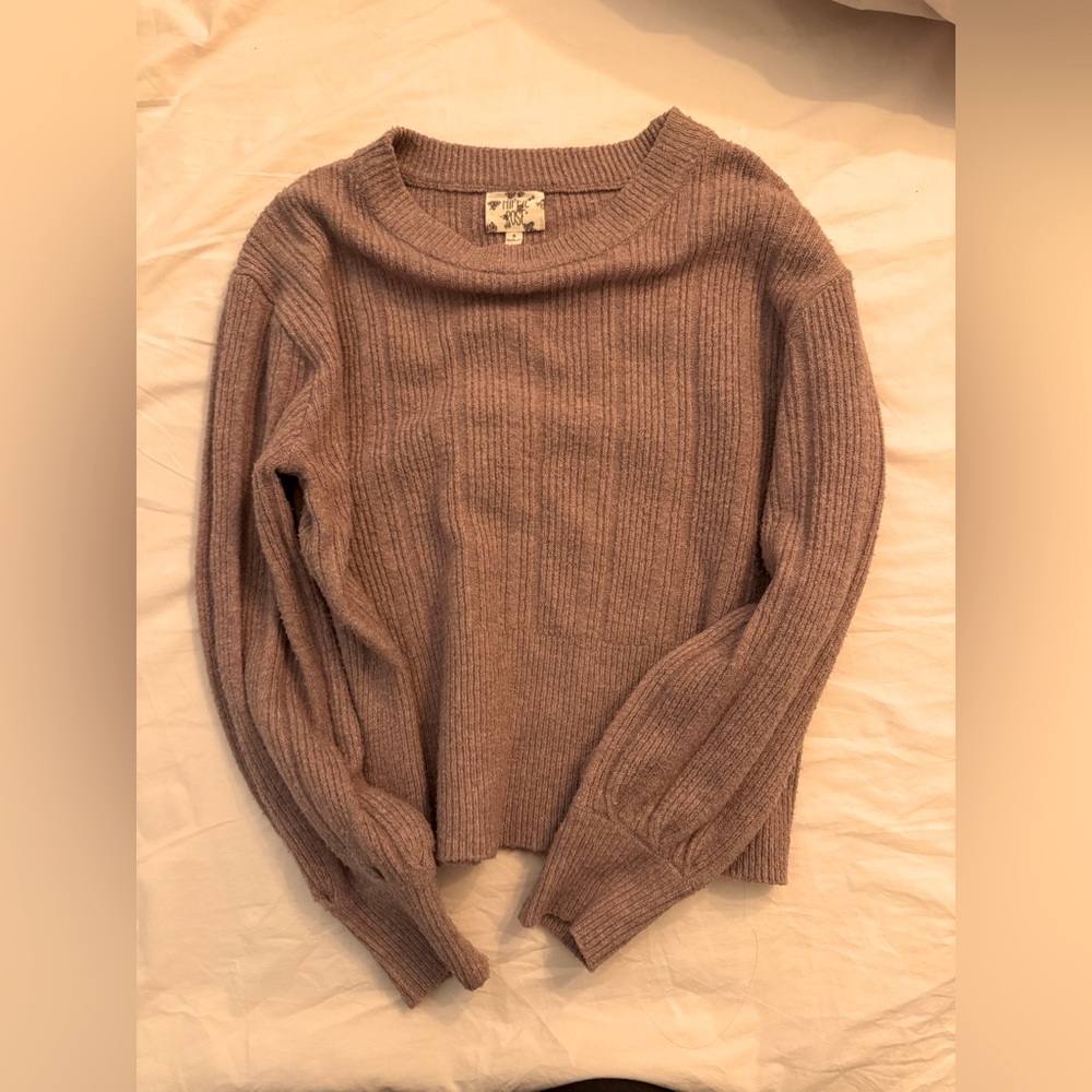 Purple sweater